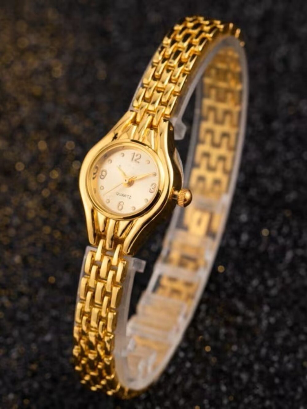 Women's Link Bracelet Watch Analog Quartz Dress Casual Fashion Wristwatch Access
